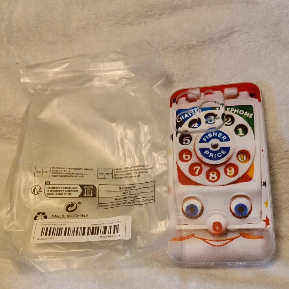 Fisher-Price  IPhone 14 Pro Case - Multicolor new